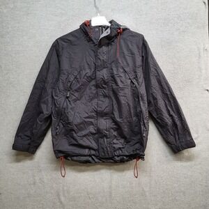 VINTAGE Nike ACG Women Jacket Large Black‎ 3 Outer Layer Park Full Zip Hooded